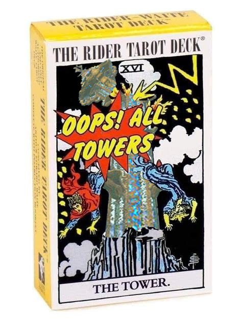 oops! all towers tarot deck